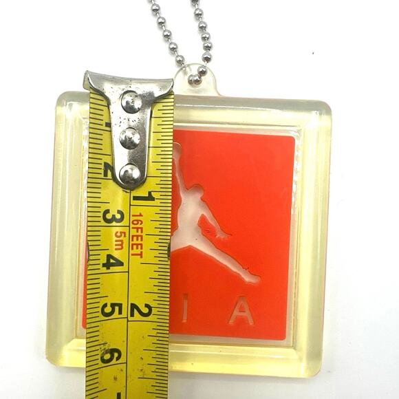 NIKE AIR JORDAN III 3 IV 4 RETRO OG JUMPMAN KEYCHAIN HANG TAG Orange - Picture 3 of 4